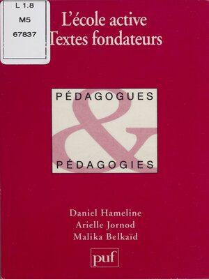 cover image of L'École active
